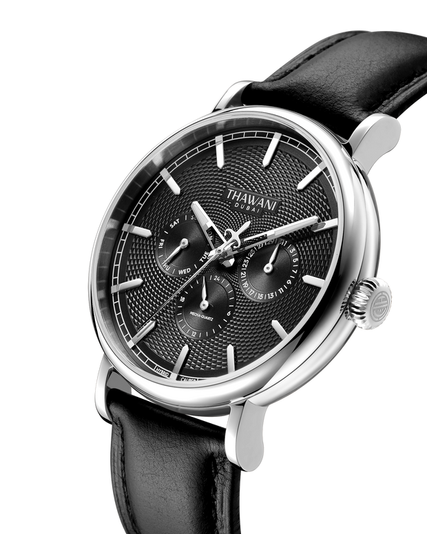 silver arabic watch