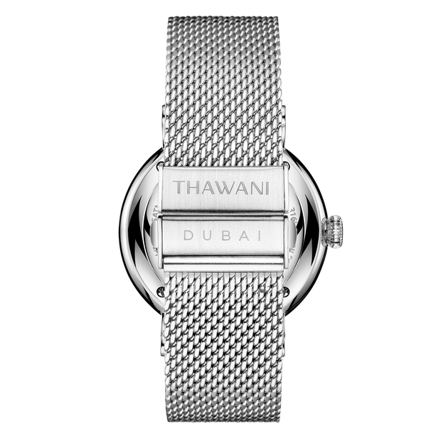 silver mesh strap